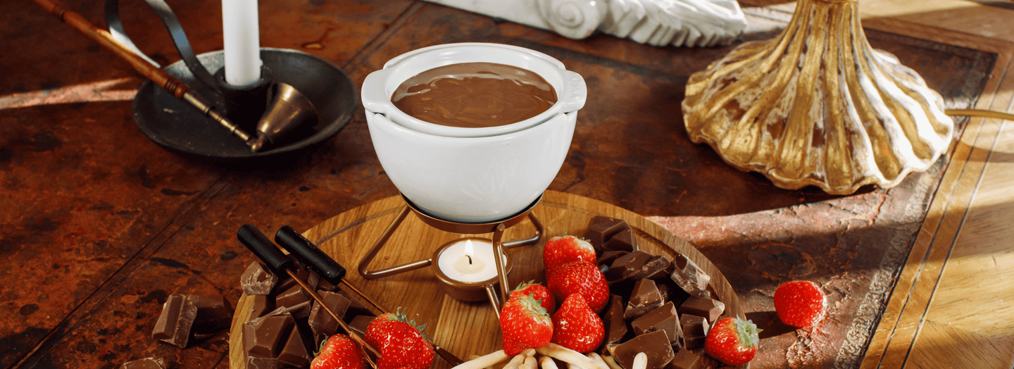 Ensemble de machine à fondue au chocolat Multifonction Acier au carbone  Crème glacée Fromage au chocolat Hot Pot Melting Po