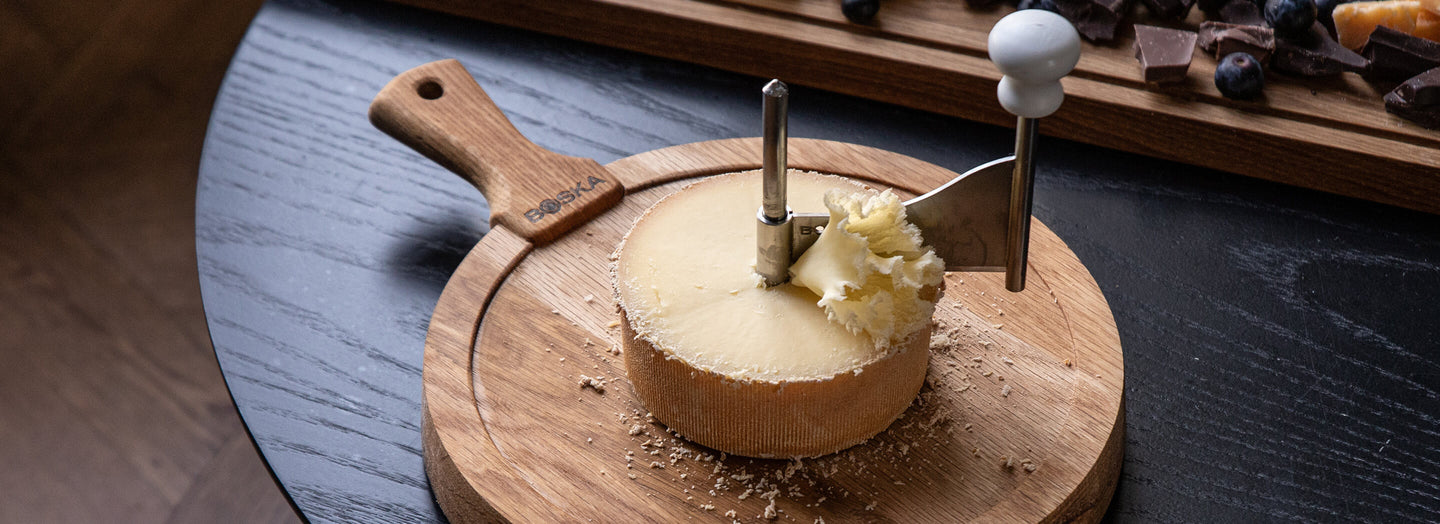 Girolle - Friseur à fromage - Tête de Moine - Explore - Boska