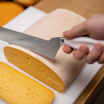 BOSKA Couteau à Fromage à Pâte Mi-dure Professionnel, Blanc 210 mm