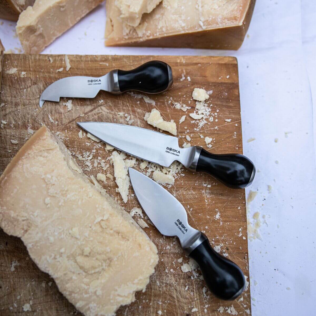Couteau à fromage pâte molle Professionnel, Blanc 140 mm BOSKA