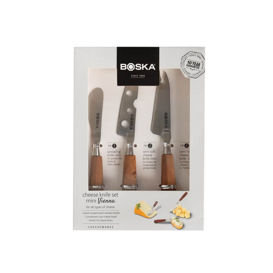 BOSKA 306834 Set de Couteaux à Fromage Mini Vienna