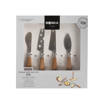 BOSKA 320218 Set de Couteaux à Fromage Mini Oslo