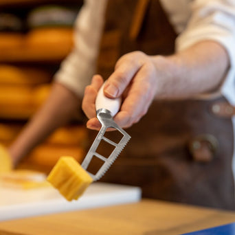 BOSKA Couteau à fromage Polyvalent Professionnel, Blanc 140 mm
