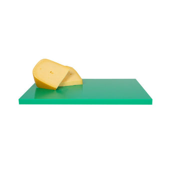 Planche à découper le fromage HACCP Vert (450x330x20 mm)